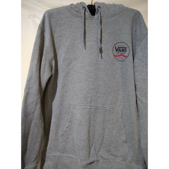 VANS Unisex Gray  Hooded Sweatshirt Size Medium (663) - Picture 10 of 12